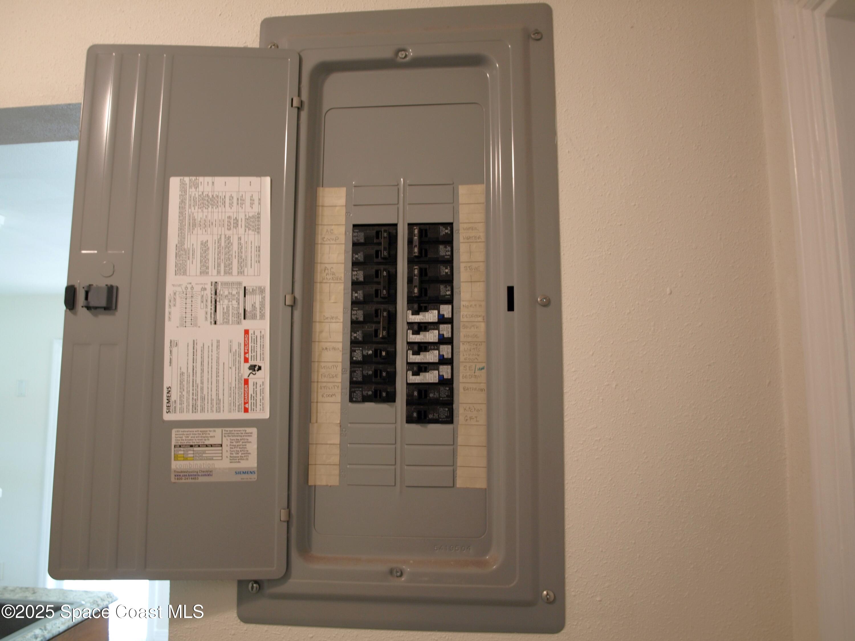 4128 Duke Street Melbourne, FL 32901 - Photo 34 of 35 Upgraded Electrical Panel