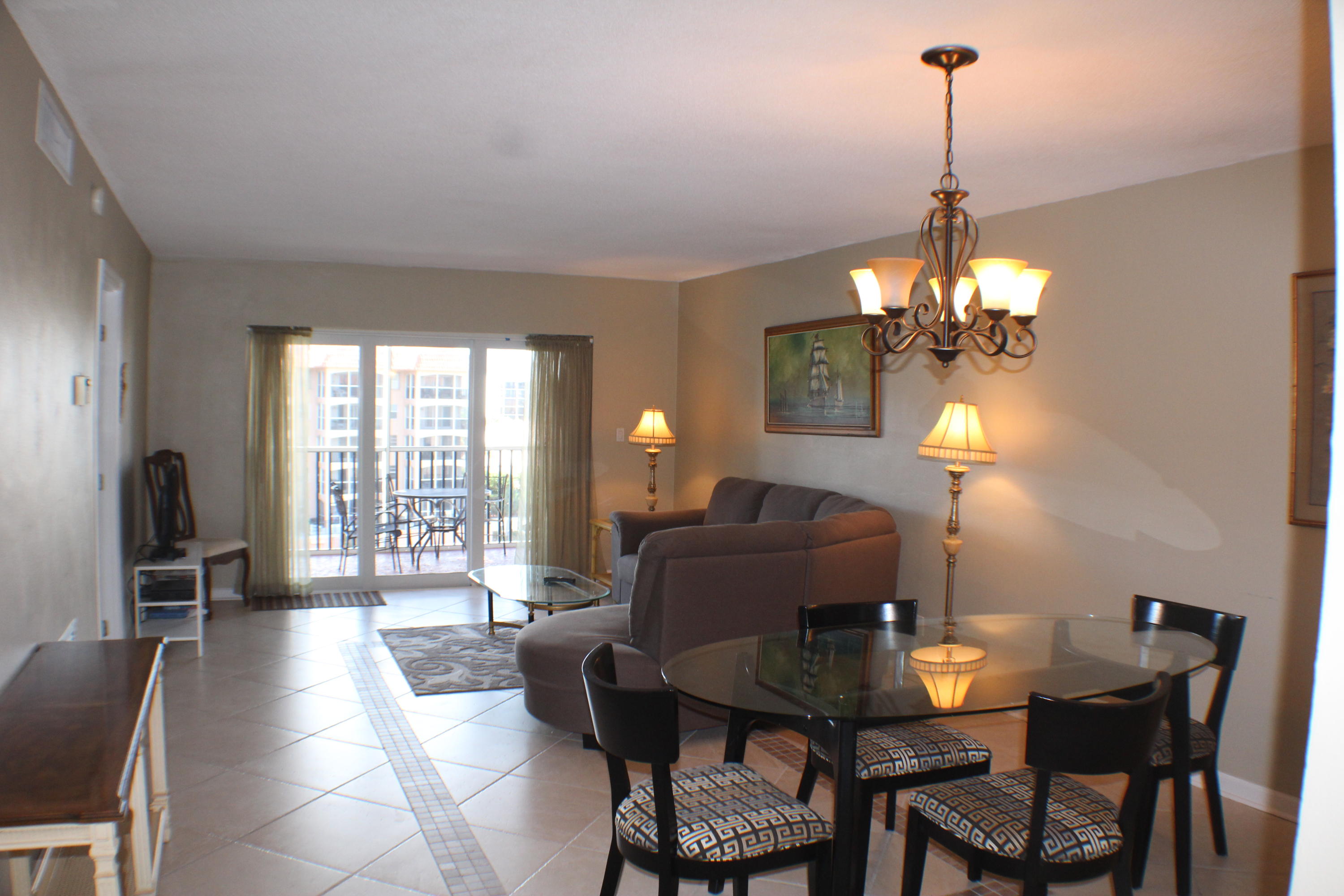 2871 North Ocean Boulevard, Unit F431 Boca Raton, FL 33431 - Photo 5 of 16 Dining/Living Area