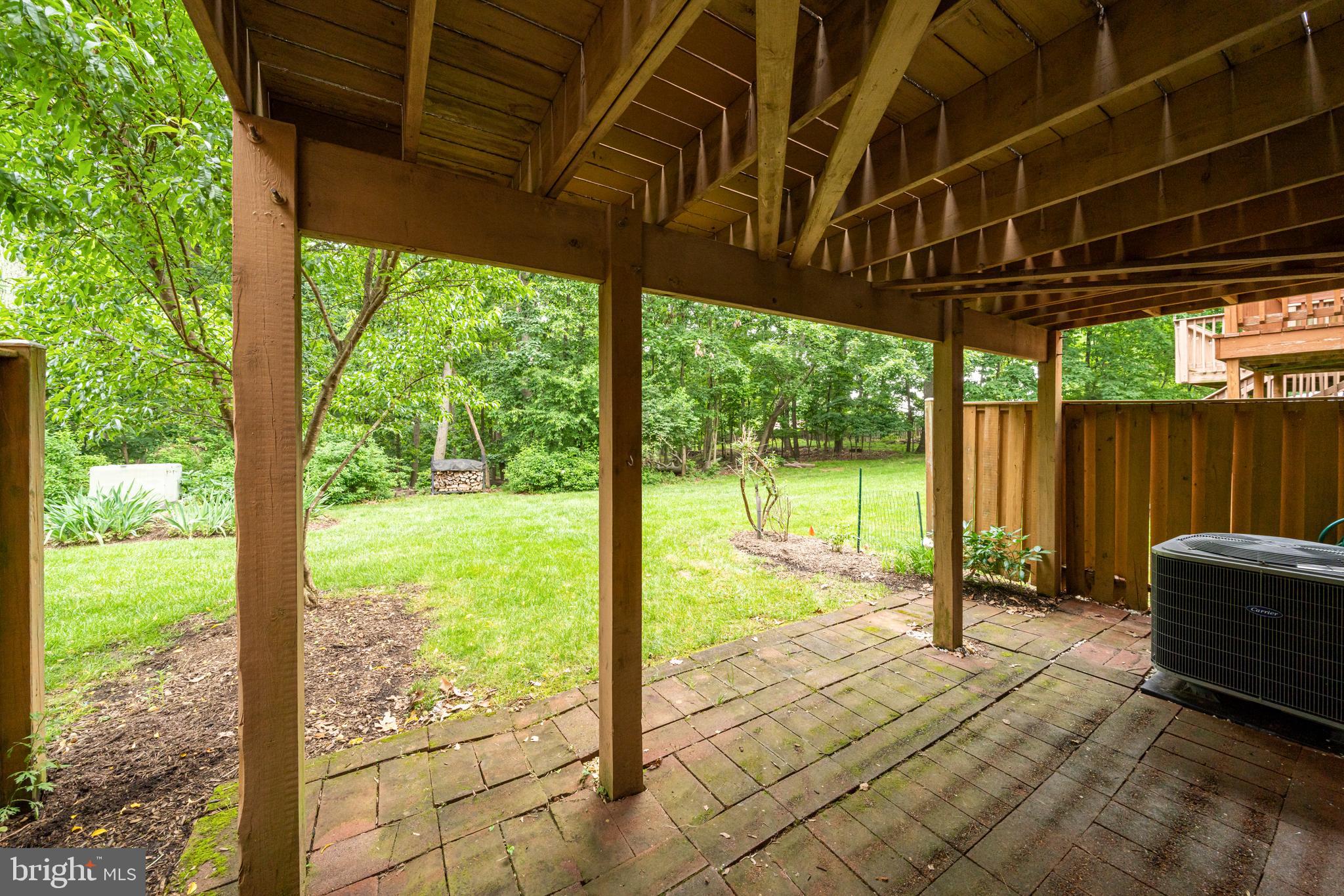 8609 Raglan Road Vienna, VA 22182 - Photo 37 of 83 PATIO OVERLOOKS WOODS