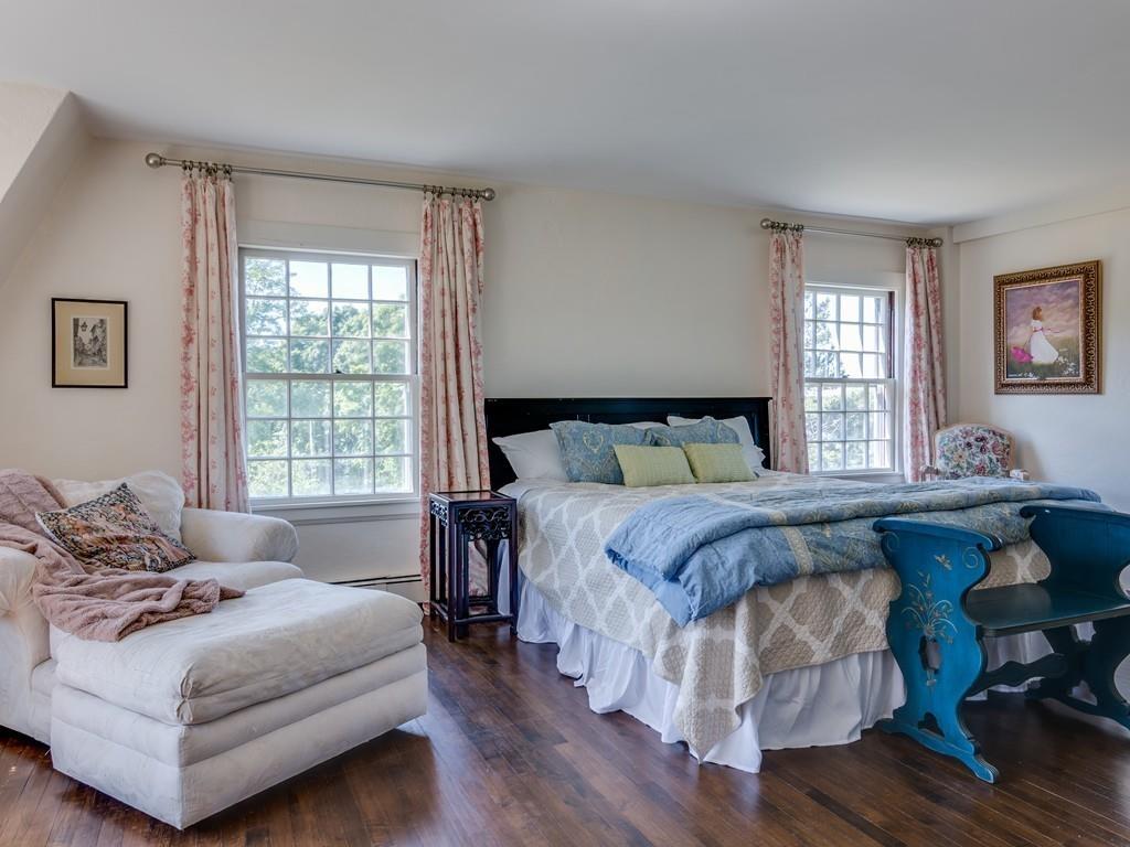 5 Way Road Gloucester, MA 01930 - Photo 14 of 24 a bedroom with a bed and a table with windows