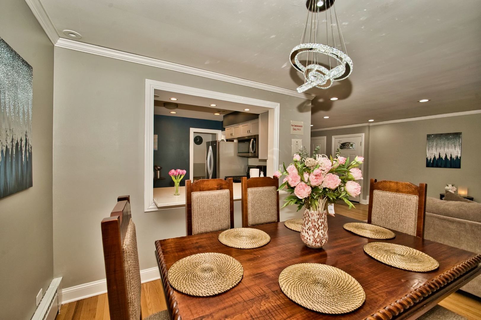 5200 Madison Street Skokie, IL 60077 - Photo 24 of 53 a dining room with furniture and chandelier