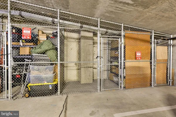 a view of storage and utility room