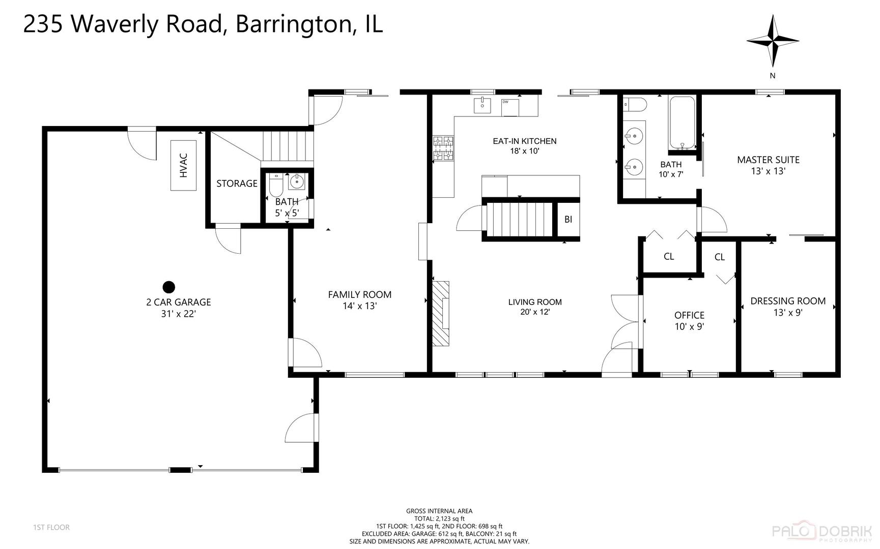 235 Waverly Road Barrington, IL 60010 - Photo 24 of 26 a picture of a bench