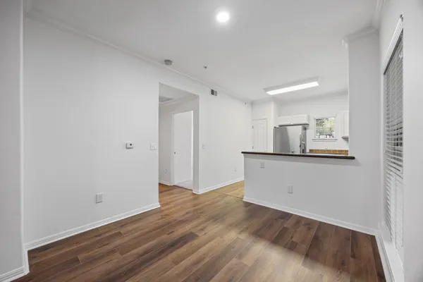 a view of kitchen and utility room