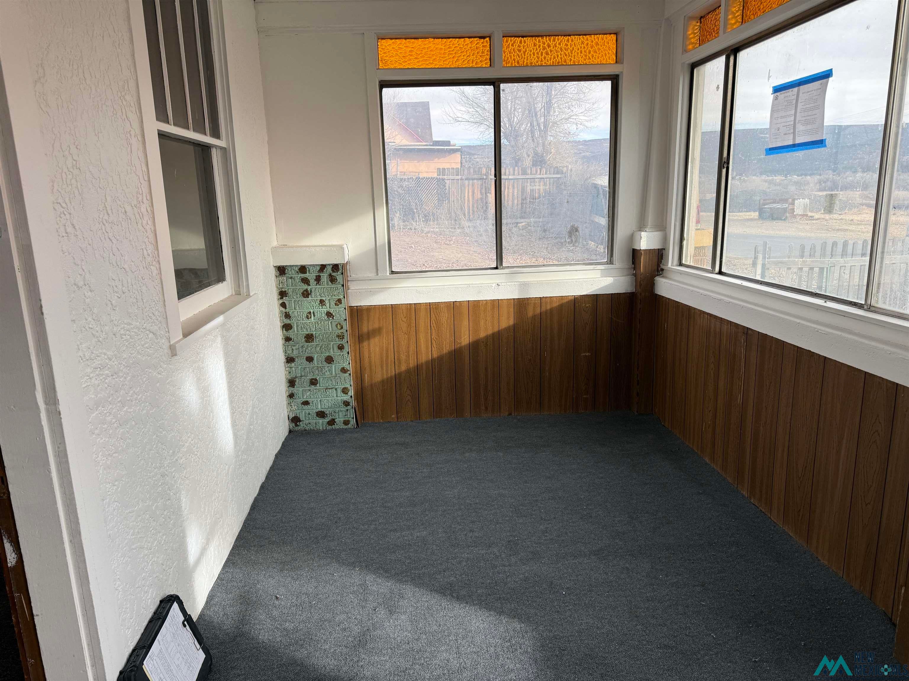 524 South 1st Street Raton, NM 87740 - Photo 17 of 21 View of unfurnished sunroom