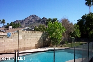 2130 East Lawrence Road Phoenix, AZ 85016 - Photo 7 of 7 Pool and Views of Piestawa Peak
