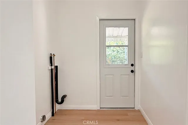 a view of a room with window