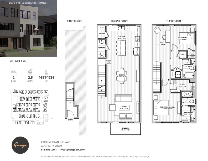 3613 Jetson Way, Unit 1102 Austin, TX 78723 - Photo 26 of 26 floor plan