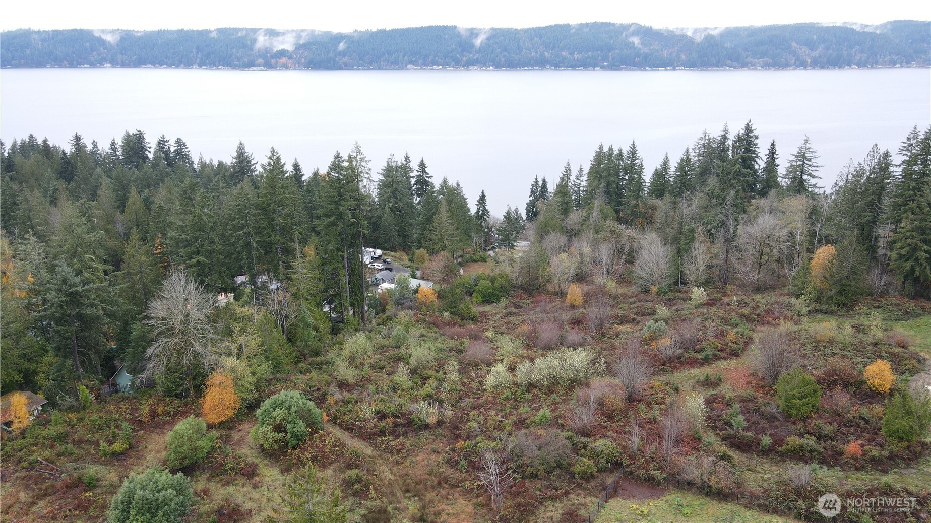 0 East Twanoh Heights Road North Belfair, WA 98528 - Photo 28 of 29 a view of a lake from a yard