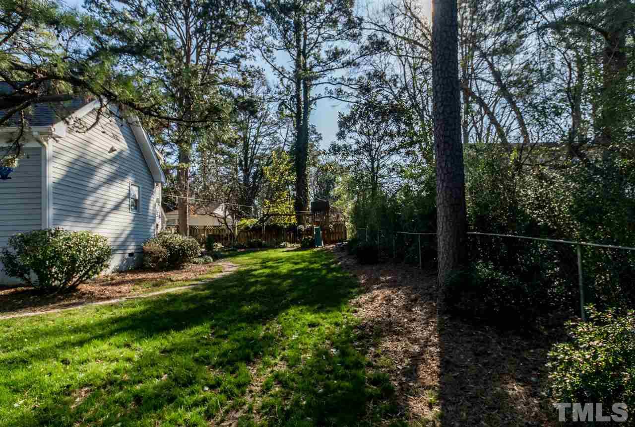3205 Merriman Avenue Raleigh, NC 27607 - Photo 27 of 30 a view of backyard with green space