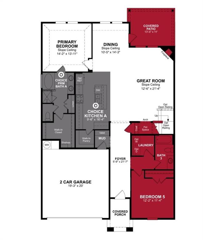 3021 Burwick Lane Anna, TX 75409 - Photo 27 of 28 Beazer Homes The Villages at Hurricane Creek Rainier floorplan.