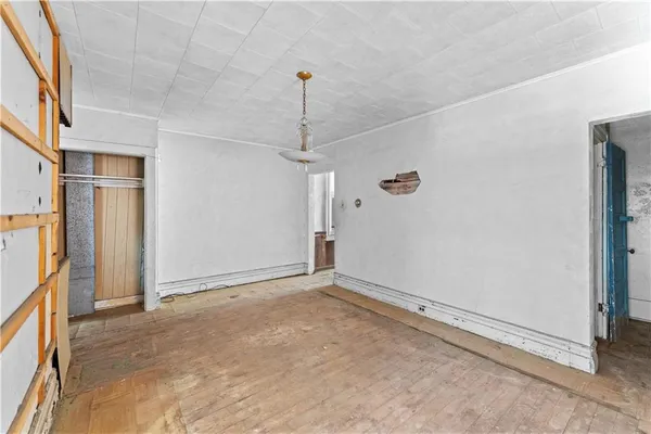 a view of an empty room