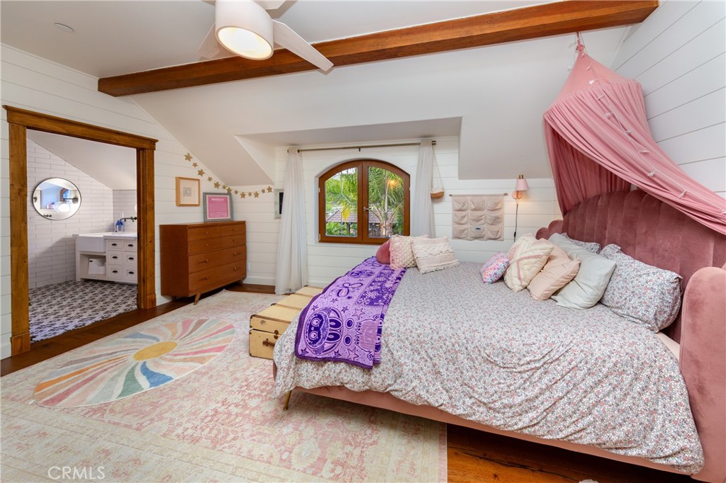 85 Saddlebow Road Bell Canyon, CA 91307 - Photo 48 of 75 a bedroom with a bed and a large window