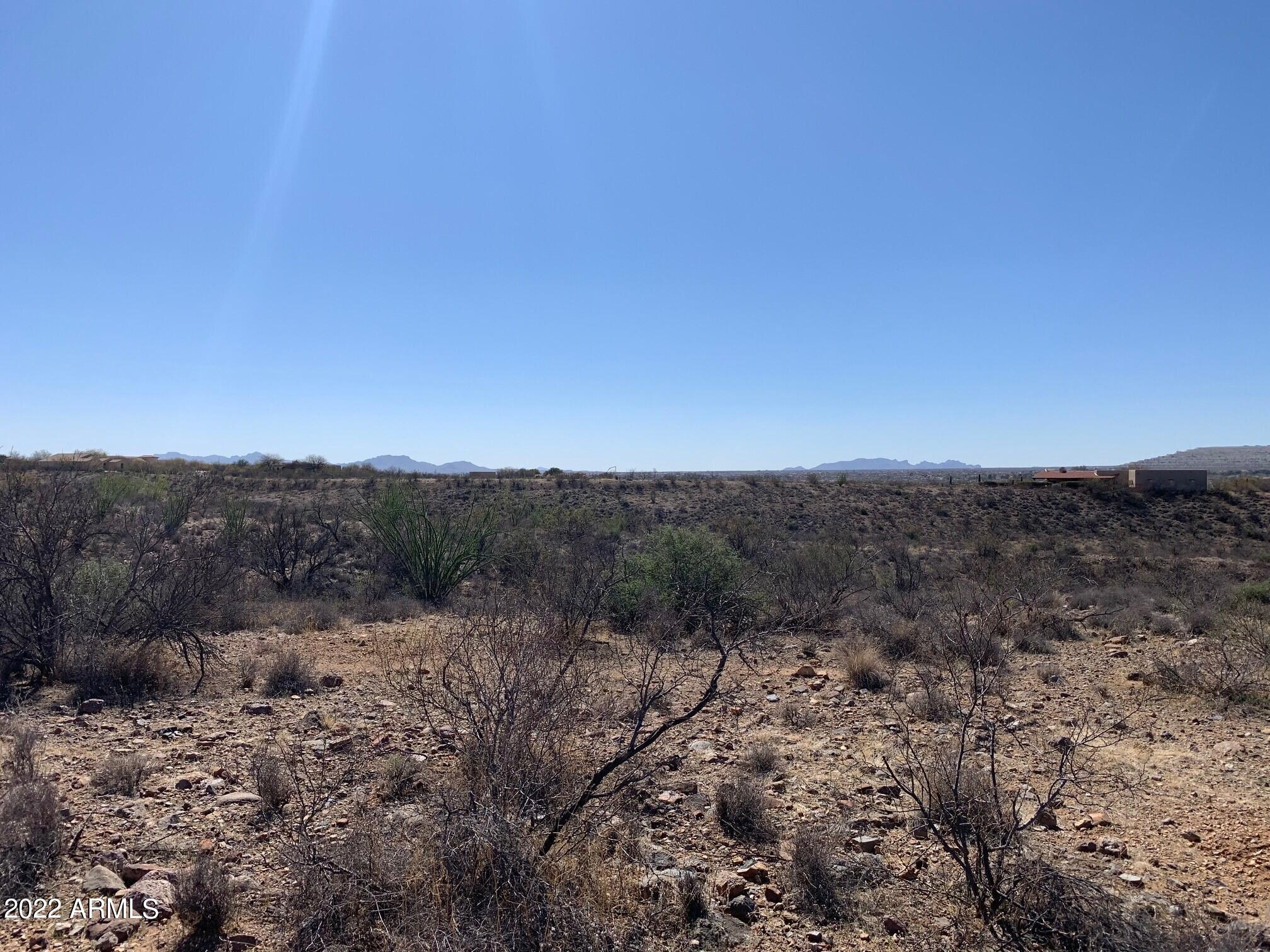 640 East Canyon Rock Road, Unit 49 Green Valley, AZ 85614 - Photo 29 of 34 a view of a dry yard with trees in the background