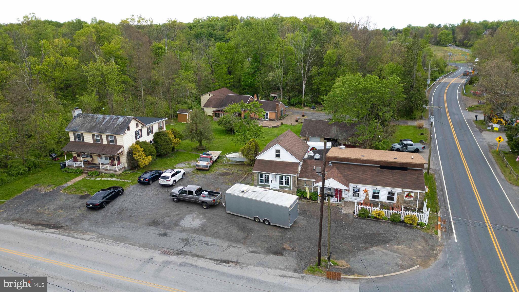 271 Old Croton Road Flemington, NJ 08822 - Photo 28 of 34 an aerial view of a house with garden space and street view
