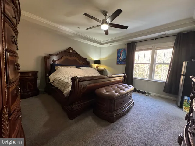 an aerial view of a yard with table and chairs