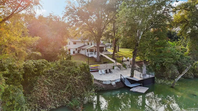 a view of a house with a ocean view