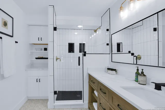 a view of living room filled with furniture