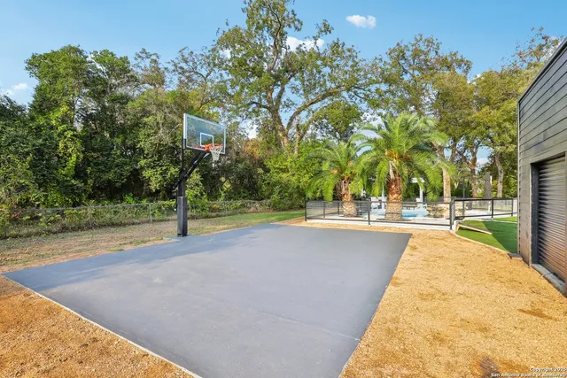 a view of a outdoor space with a patio