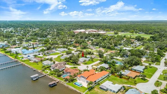 view of city and green space