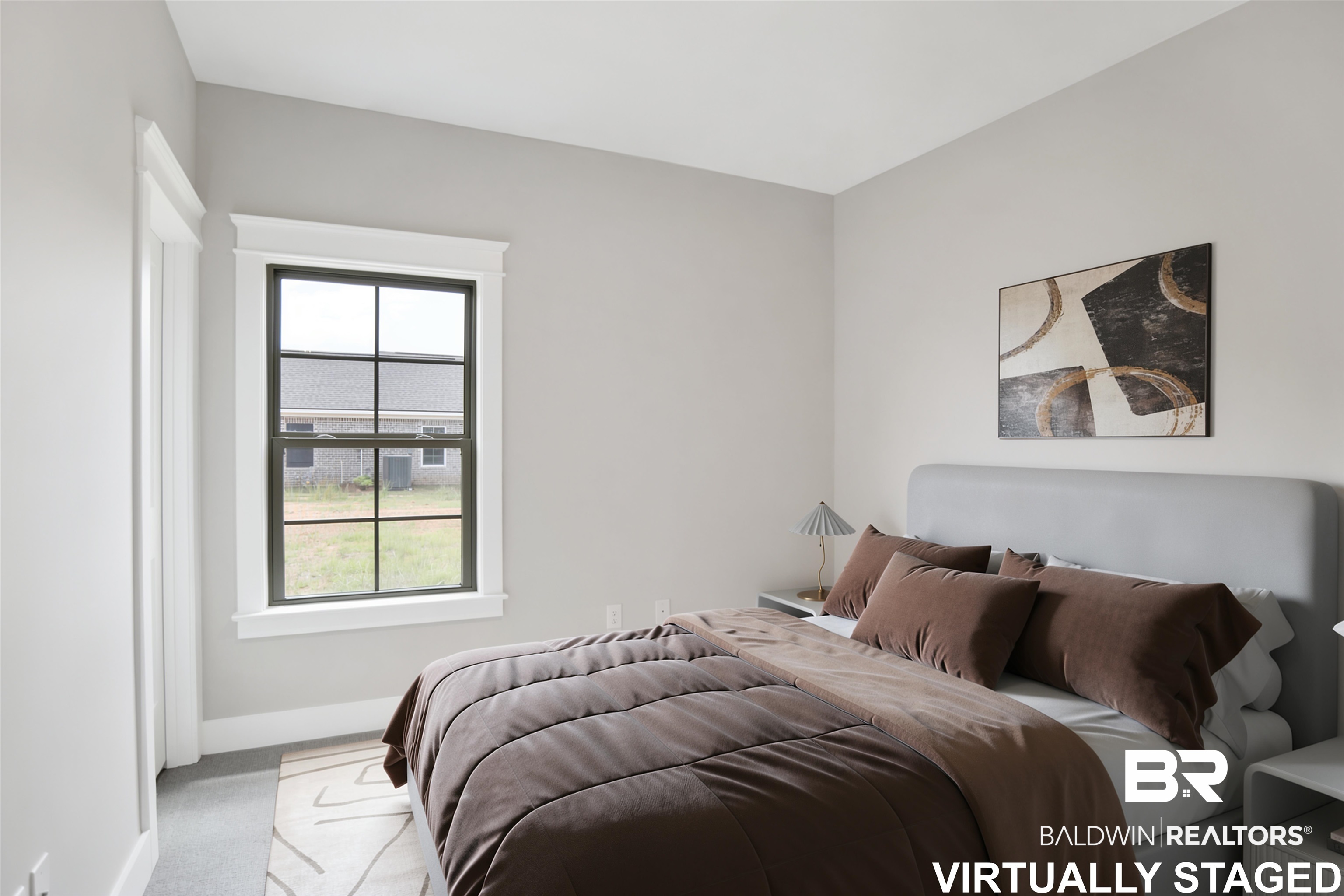 27331 Patch Pl Loop Daphne, AL 36526 - Photo 38 of 62 Recessed lighting illuminates neutral walls and a window with white trim, offering natural light