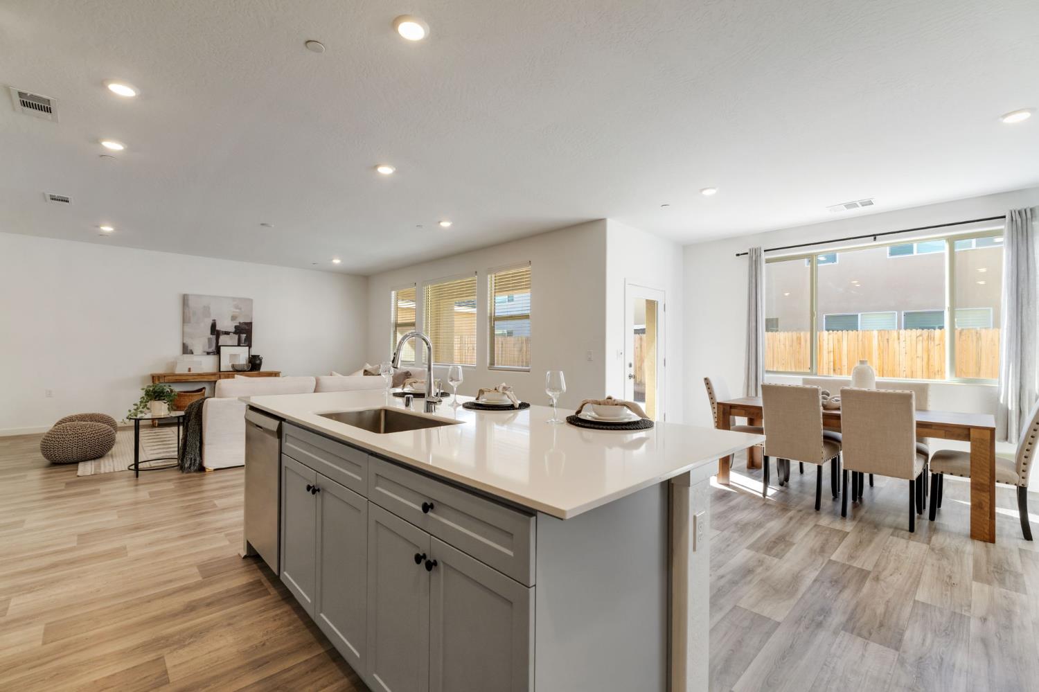 2819 North Redda Road Fresno, CA 93737 - Photo 15 of 57 a kitchen with lots of counter top space