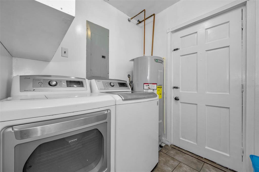 6126 Tennessee Avenue New Port Richey, FL 34653 - Photo 25 of 28 a utility room with dryer and washer