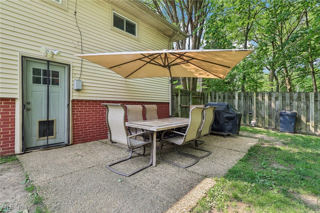 6568 Sherborn Road Parma Heights, OH 44130 - Photo 43 of 47 View of patio featuring grilling area and outdoor dining space