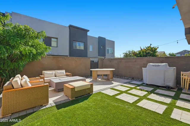 a bathroom with a tub and shower