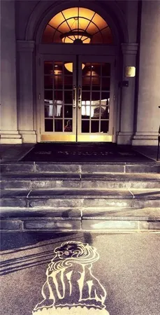 a view of a wooden door