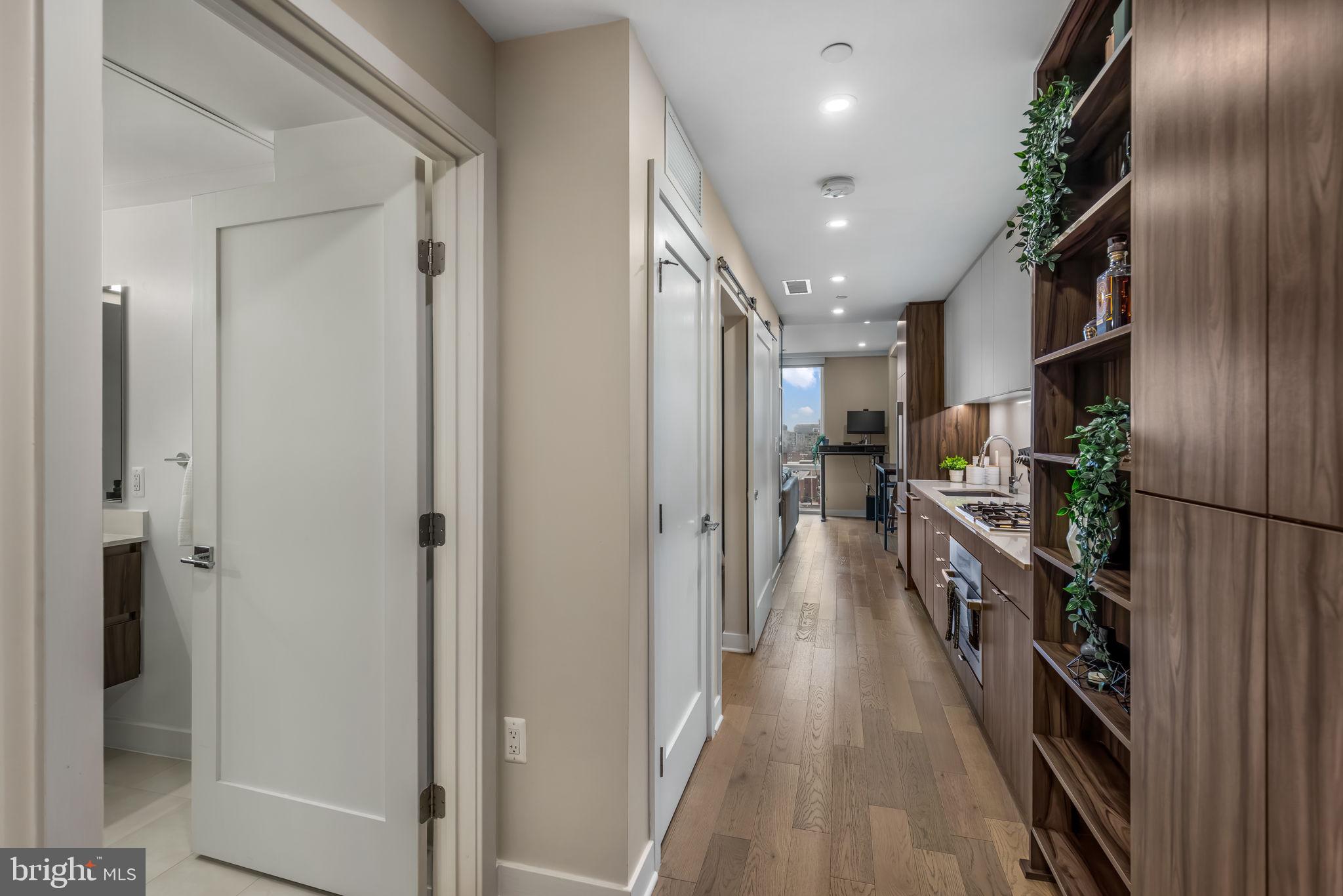 37 L Street Southeast, Unit 803 Washington, DC 20003 - Photo 7 of 46 Sunny entry with fab built-ins