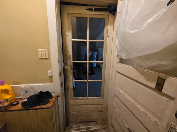 a bathroom with a sink