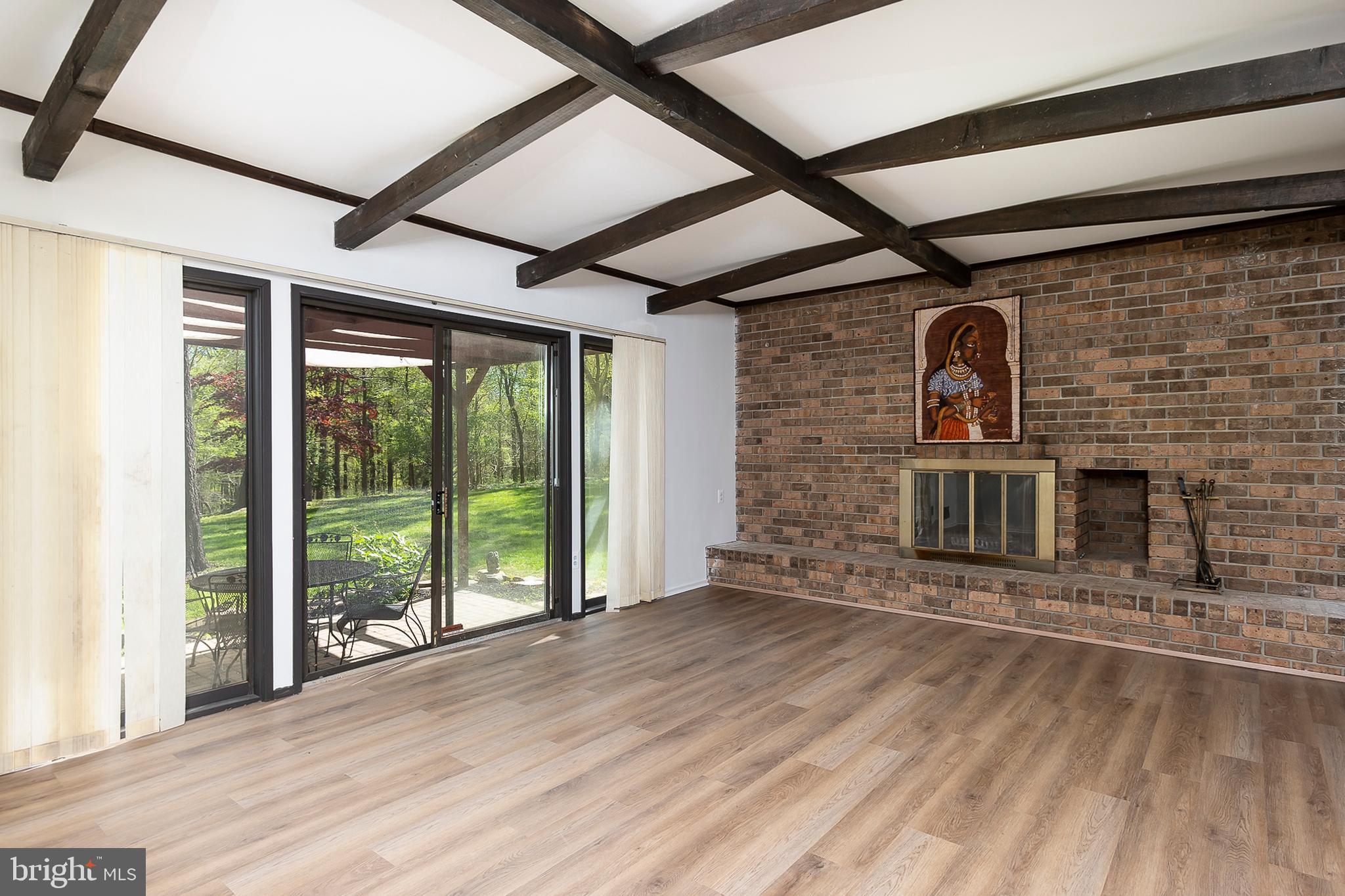 4541 Dustin Road Burtonsville, MD 20866 - Photo 14 of 34 Family Room - 2nd fireplace & access to patio