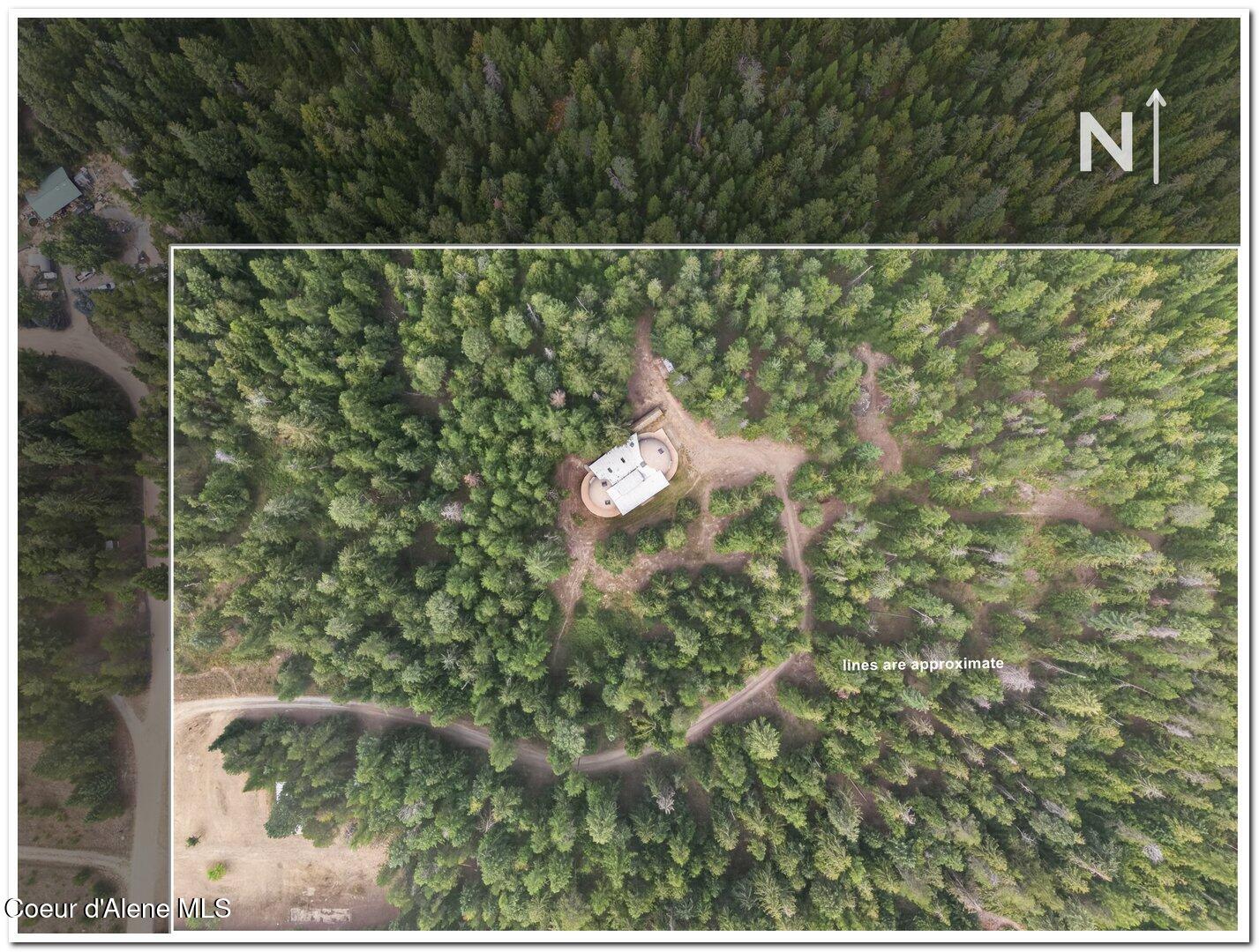 159 Tower Road Naples, ID 83847 - Photo 4 of 50 04 Aerial View