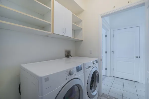 a view of a backyard with a garden