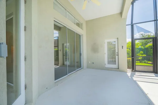 a house view with a garden space