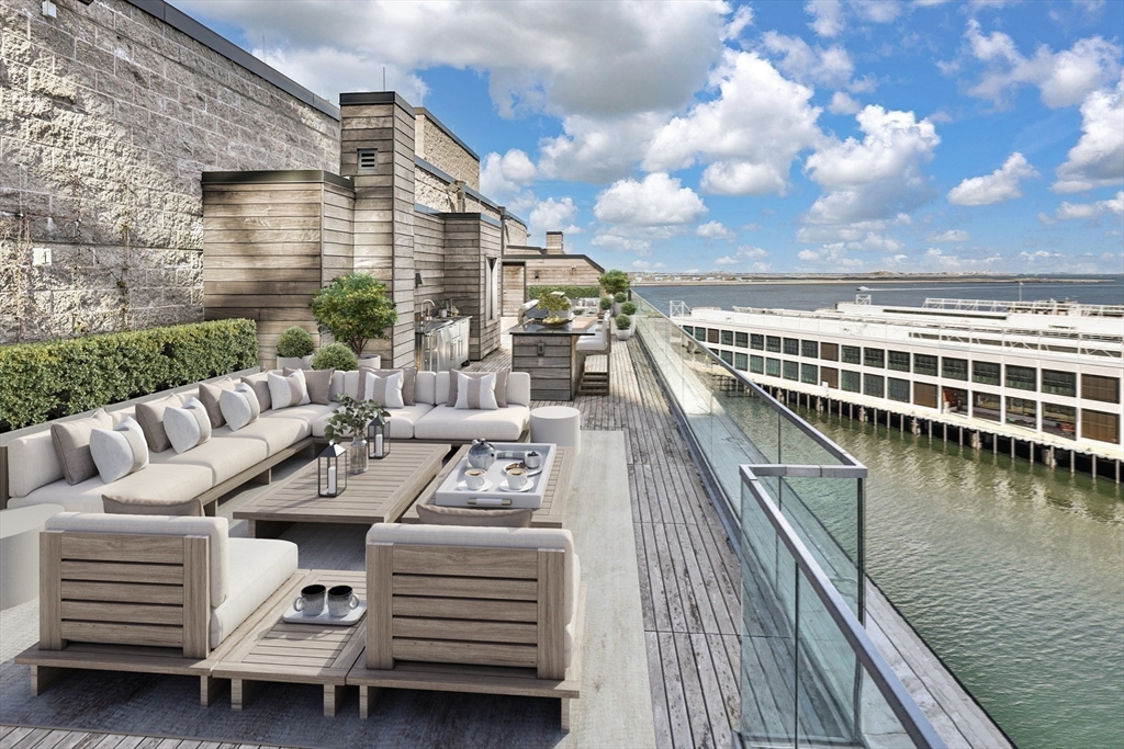 300 Pier 4 Blvd., Unit PHM Boston, MA 02210 - Photo 22 of 34 a view of roof deck with patio
