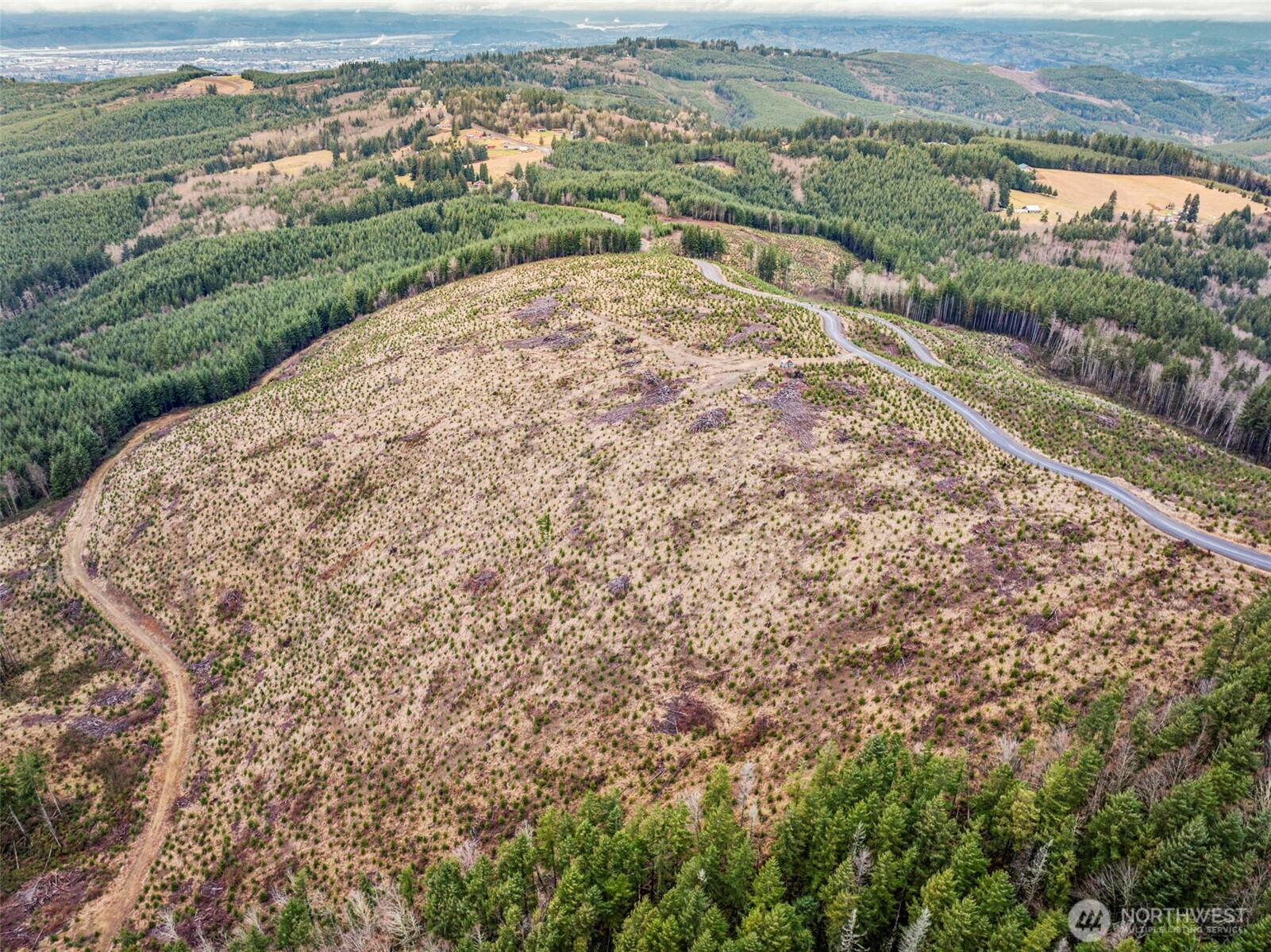 2 Mt Brynion Road Kelso, WA 98626 - Photo 24 of 24 an aerial view of a house with a yard