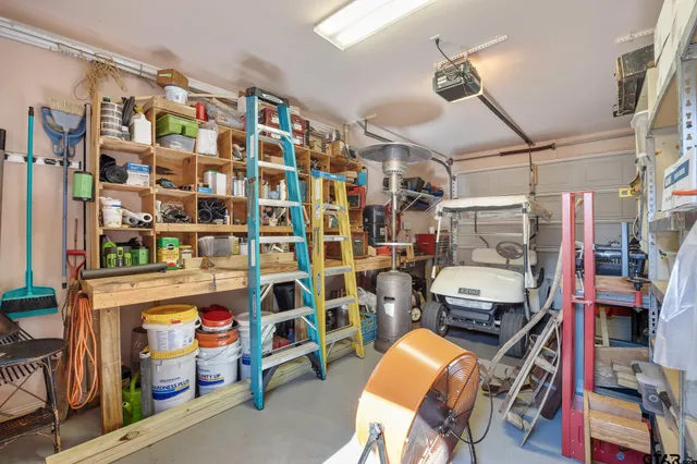 a view of a storage in a room