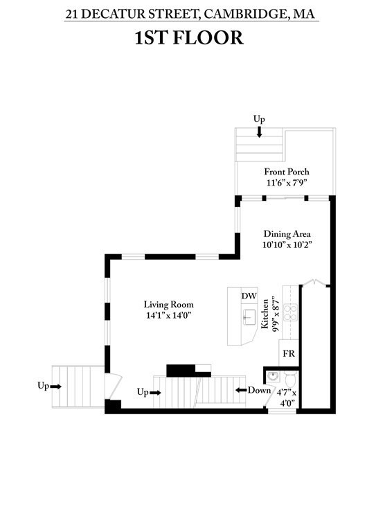 21 Decatur Street, Unit 1 Cambridge, MA 02139 - Photo 23 of 25 Gallery Image 23