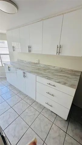 a view of a kitchen counter space