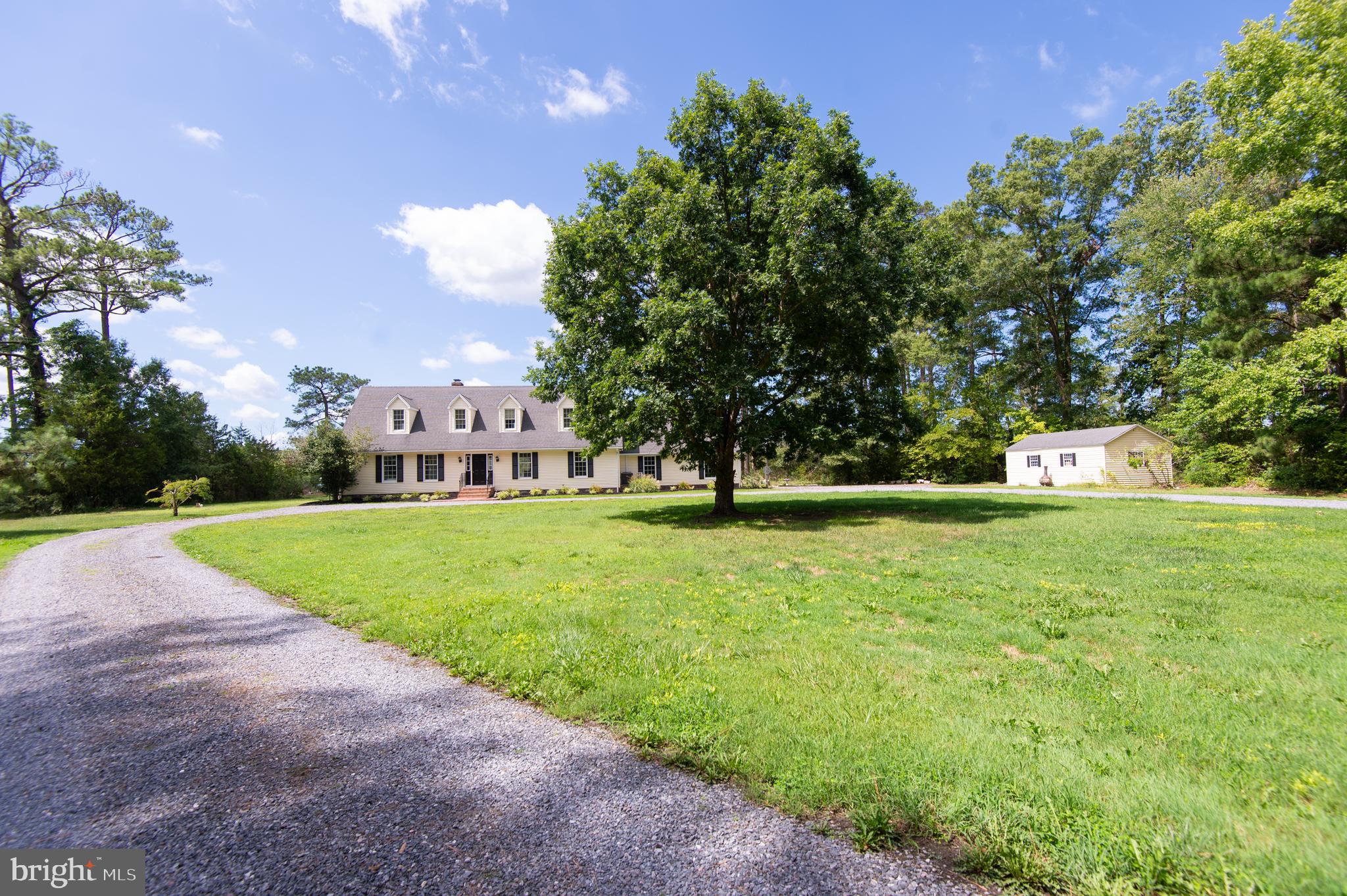 1619 Perseus Road Cambridge, MD 21613 - Photo 68 of 79 Front Approaching Circular Driveway