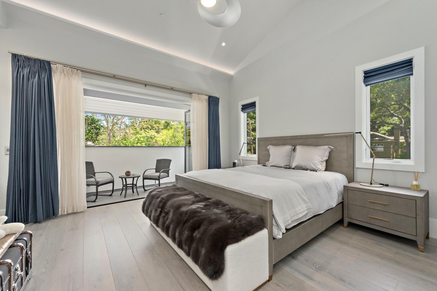 88 Park Drive Atherton, CA 94027 - Photo 17 of 40 a bedroom with a bed and window