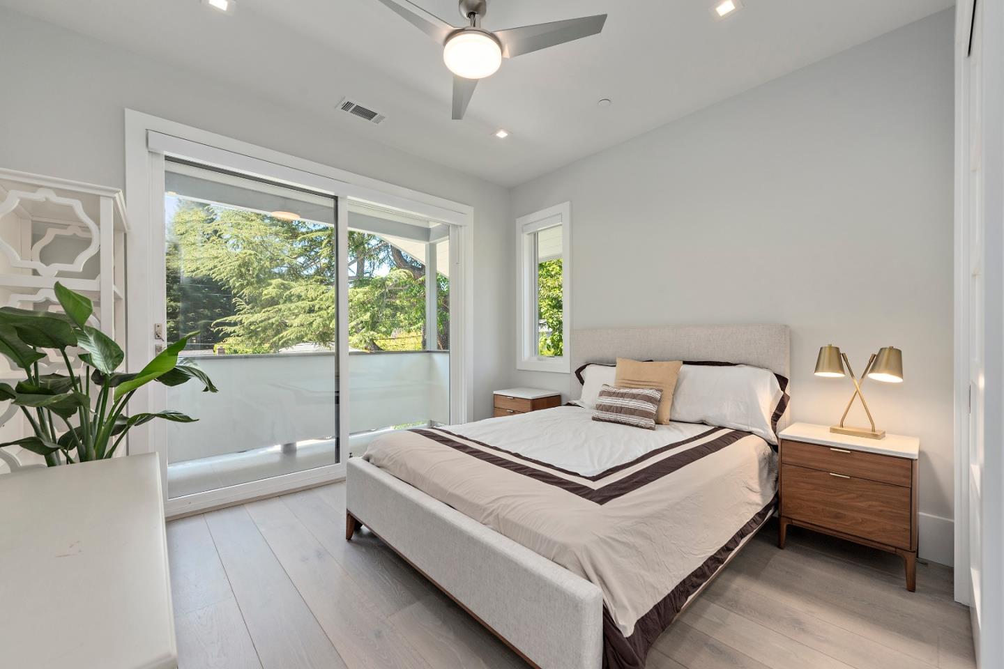 88 Park Drive Atherton, CA 94027 - Photo 22 of 40 a bed sitting in a spacious bedroom next to a window