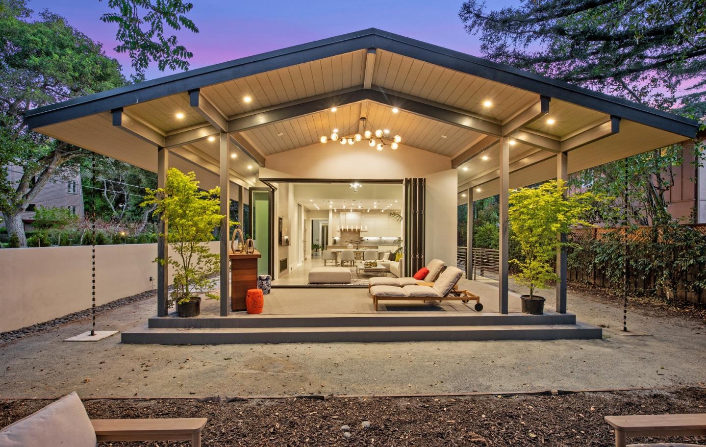 88 Park Drive Atherton, CA 94027 - Photo 37 of 40 a view of a couches in patio of the house