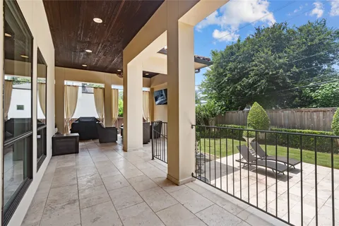 a view of a balcony