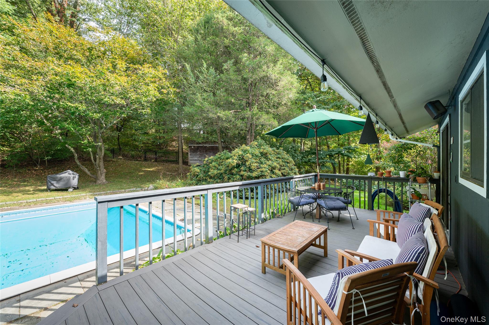 29 Alice Road Mount Kisco, NY 10549 - Photo 22 of 24 Deck overlooking pool/yard