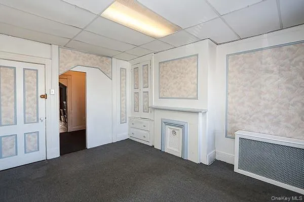 a view of a storage room