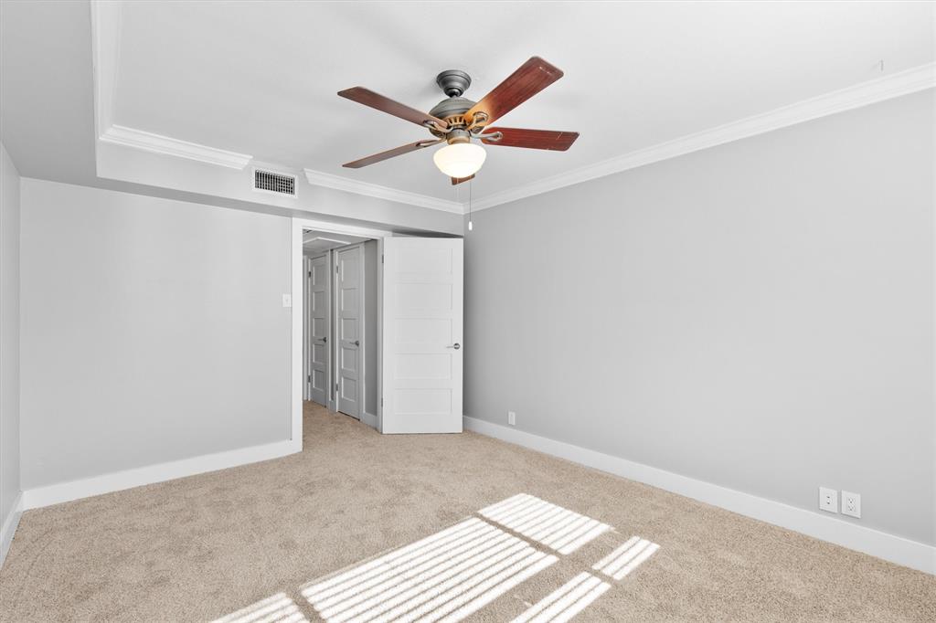 3012 Mahanna Springs Drive, Unit A Dallas, TX 75235 - Photo 16 of 29 a view of workspace with window and ceiling fan