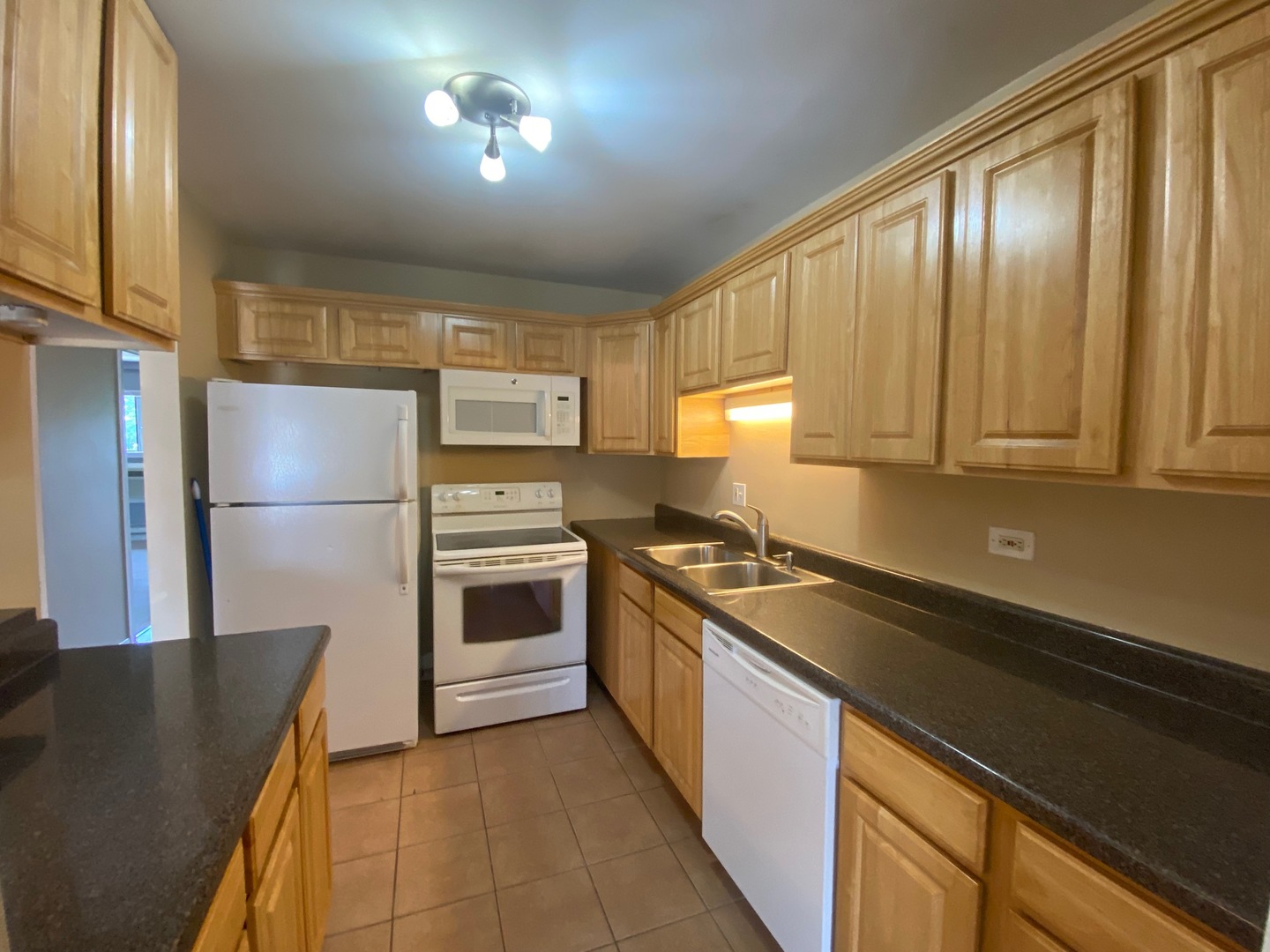 442 East Osage Lane, Unit 3B Palatine, IL 60074 - Photo 4 of 7 a kitchen with a refrigerator and a sink